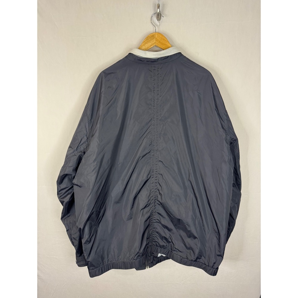 Tommy Bahama Mens 3xt Navy Blue Full Zip Windbreaker Jacket Lightweight Coat View 2